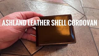 Ashland Leather Horween Shell Cordovan Wallet