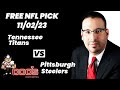 NFL Picks - Tennessee Titans vs Pittsburgh Steelers Prediction, 11/2/2023 Week 9 NFL Free Picks