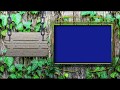 Green screen nature frame