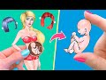 15 лайфхаков и поделок для беременной бумажной куклы