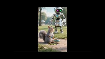 🤖 Robots Are Now Supervising Squirrels — And It’s the Cutest Future Ever!"