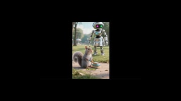 🤖 Robots Are Now Supervising Squirrels — And It’s the Cutest Future Ever!"