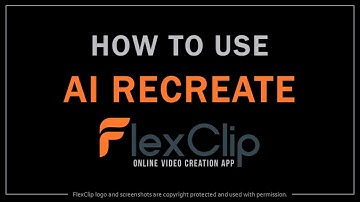 How to Use AI Recreate in FlexClip