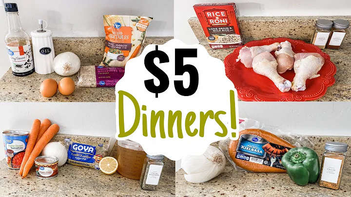 5 Easy Dinner Ideas For Under $5 | Julia Pacheco