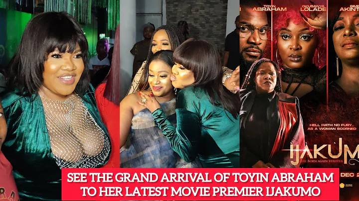 GRAND ARRIVAL OF ACTRESS TOYIN ABRAHAM TO HER LATEST MOVIE PREMIER IJAKUMO WE WAO YOU