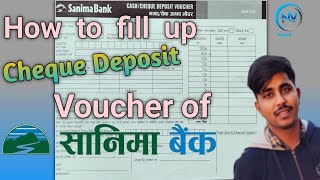 How to fill up cheque deposit voucher | चेक डिपोजिट भौचर भर्ने सही तरीका जानौं  @technicalview