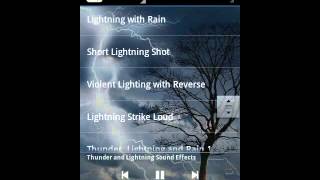 Lightning And Thunder Sounds Android App