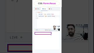 HTML Form Focus Outline and Border using CSS #form #htmltutorial #csstutorial