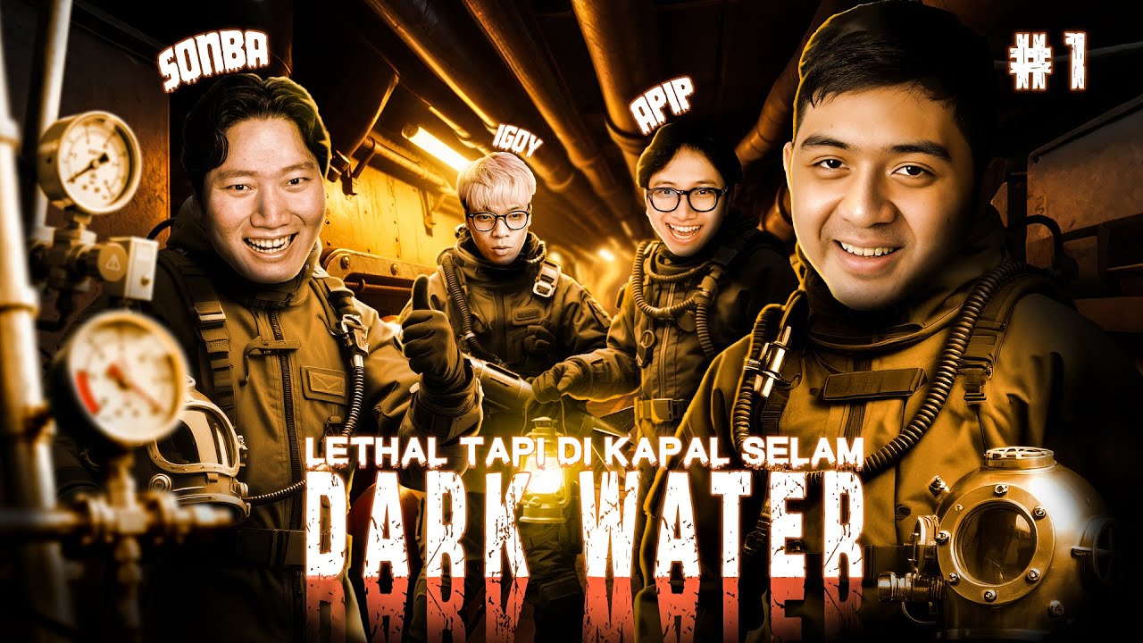 LETHAL COMPANY VERSI KAPAL SELAM ?! GOKIL NI GAME !!! [ Dark Water ] Part 1