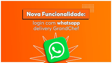 Novidade: login com WhatsApp no delivery 🛵