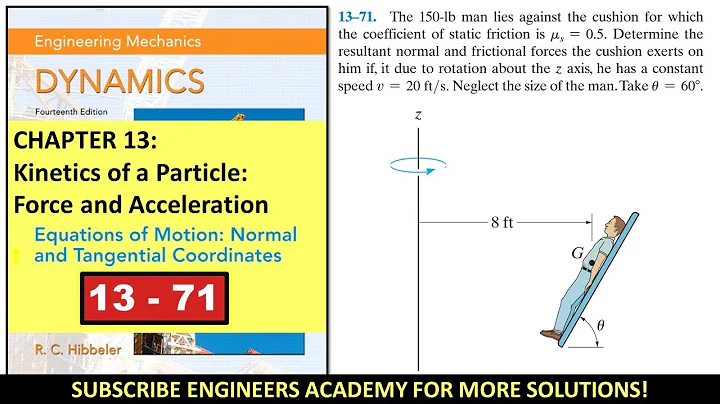 13-71 | Kinetics of a Particle | Chapter 13: Hibbeler Dynamics 14th |  Engineers Academy - DayDayNews
