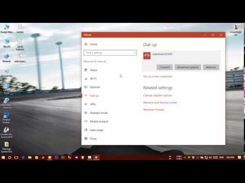 Automatically Connect Dialup Connection in Startup - Windows 10/8.1/8/7
