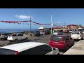 Driving on the road in Dominica Part 8. Walking around the City of Roseau.