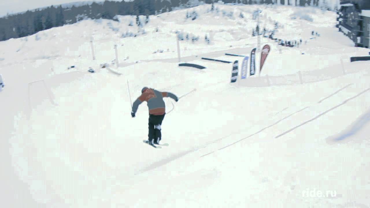 Ноуз баттер 360 на лыжах (Nose Butter 360 SKI)