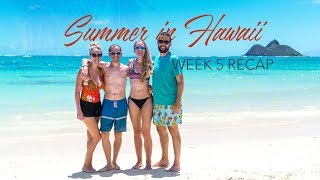 Summer in Hawaii 2019 - WEEK 5 RECAP (Oahu, White Plains, Lanikai, Haleiwa) Sony a7iii