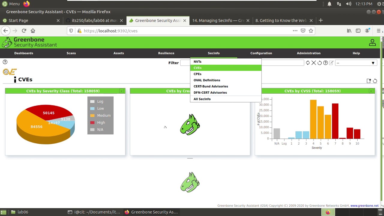 Lab06 Assessing IT System Security With Greenbone GVM (OpenVAS)
