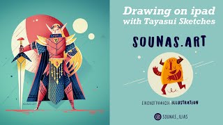 :::Drawing on ipad with Tayasui Sketches #56:::