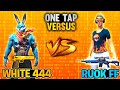 White 444 Vs Ruok FF Clash Squad ONE TAP VERSUS 😱 || Emote Shots , One Shots Insane Match ||