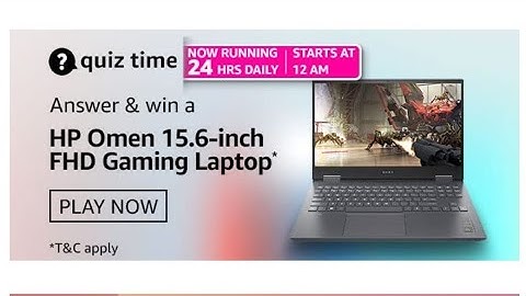 Amazon Daily Quiz Today Answers | 28 March 2021