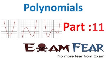 Maths Polynomials part 11 (Division Algorithm) CBSE class 10 Mathematics X