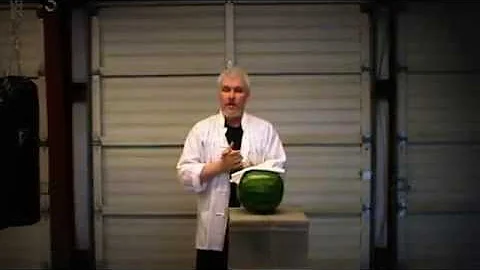 Sifu Jamie Hooper - Iron Finger into a watermelon