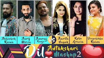 Dil Antakshari Mashup 2 | Anurag Abhishek & Aarij vs Amrita Kuhu & Deepshikha | 34 Songs on One Beat