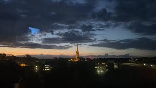 Norwich Cathedral view at sunset on 08/06/2022