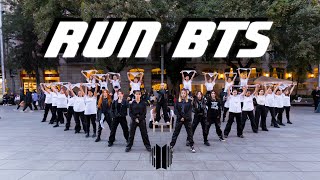  Kpop In Public  Bts  방탄소년단  _ Run Bts  30 Dancers  | Dance Cover By Est Crew Fr