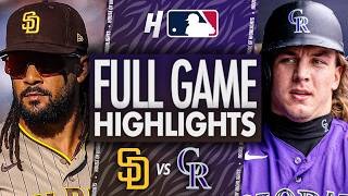 Information San Diego Padres vs Colorado Rockies - FULL GAME HIGHLIGHTS 🔥 September 17, 2026 MLB Season Update