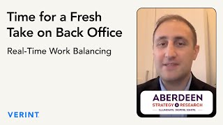 Celebrity Aberdeen - Time for a Fresh Take on Back Office - Real-Time Work Balancing Profile