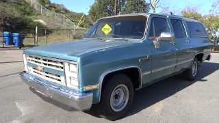 1985 Chevrolet Suburban Youngtimer Custom Deluxe 20 Scottsdale SUV 5.7L 350 3/4 Ton Tow Package