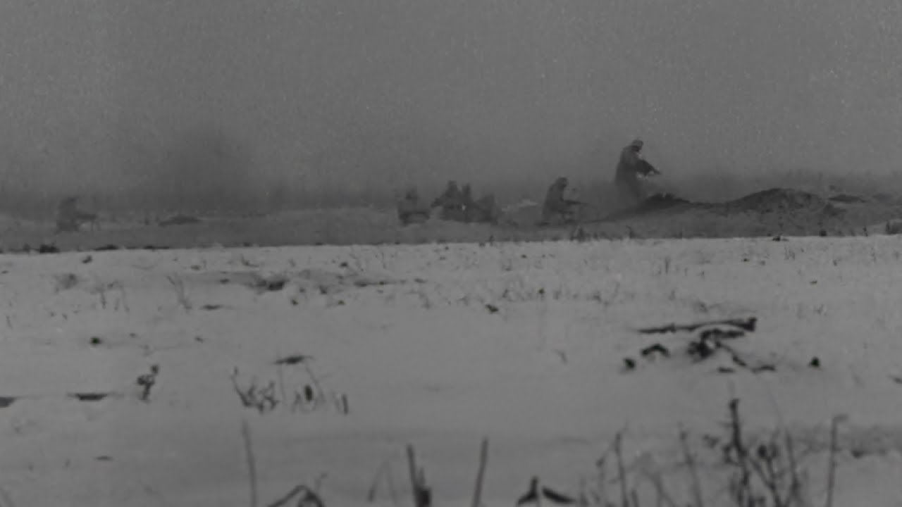 Authentic Footage of German Assault on Soviet Trenches | 1943