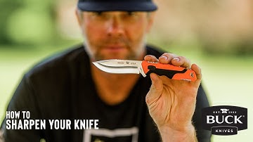 How to Sharpen Your Knife with Buck Ambassador Mark Seacat