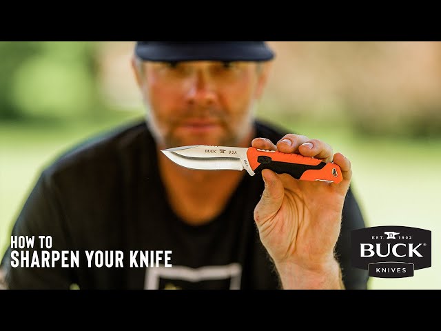 How to Sharpen Your Knife with Buck Ambassador Mark Seacat 