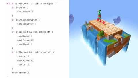 Swift Playgrounds: Land of Bounty: Code Solution and Run