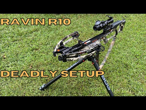 Ravin R10 Crossbow Demonstration and Setup with the Bog Deathgrip