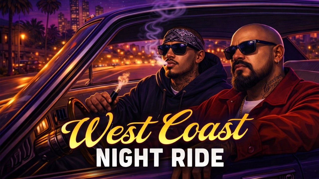 West Coast Night Ride 🌴🚗 – Lowrider Cruise Session - #lowrider # ...