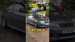 THIS CAR LOVES BIG SENDS | First Drive Video #2zz #vvtli #tsporr #hothatch #corolla #toyota #fastcar