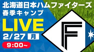 【特別LIVE】2/27 朝9:00～ ファイターズキャンプLIVE 2023 in OKINAWA～北海道日本ハムファイターズ～
