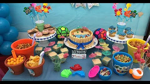 The best beach theme birthday party ideas #birthday #beachbirthdayparty #birthdaytheme