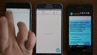 Mobile device encryption - iPhone encryption & Android encryption & Blackberry encryption