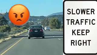 Stop Blocking the Left Lane! This is a Big Problem in California!
