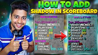Minecraft Scoreboard Shadow Effect Tutorial 😱 Make Your Server Look PRO!