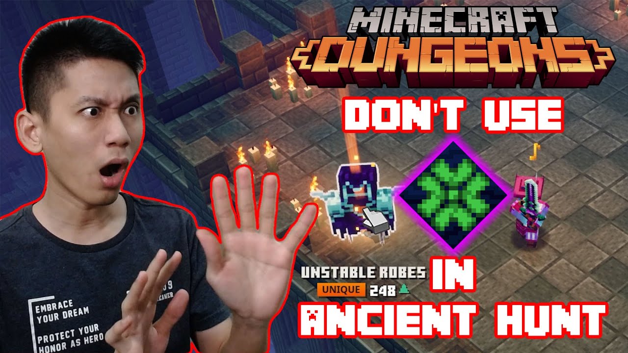 Don't Use Luck of the Sea Enchantment in Ancient Hunt - Minecraft Dungeons