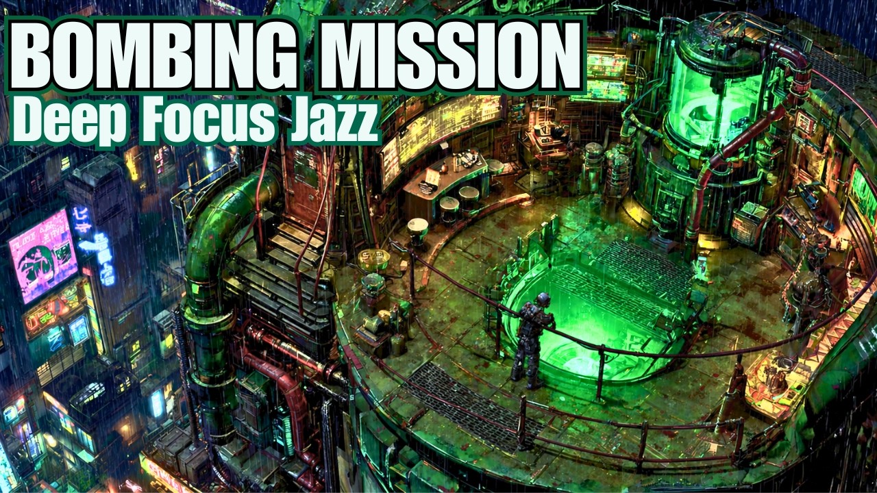 Reactor · Bombing Mission · Dark Cyberpunk Jazz Lo-Fi for Deep Focus