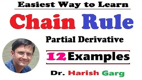 Chain Rule |  Partial Derivative | Implict Functions | Examples