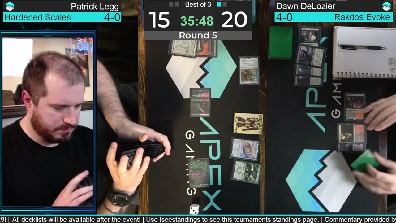 [9/9/23] $5000 Modern Open | Hardened Scales vs Rakdos Evoke | Round 5