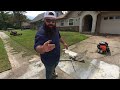 I gave this random homeowner a free makeover lawn cut  start to finish crazy yard clean up