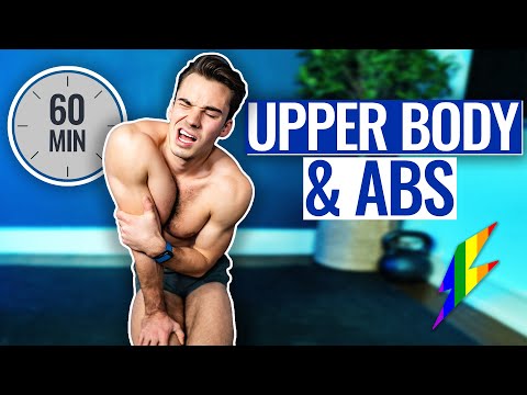 60 min Upper Body & Ab WEEKEND WORKOUT | SAM LEICHT