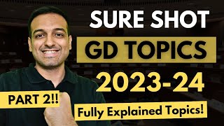 Group Discussion Topics for 2023 -2024 | Fully Explained Topics for MBA and Government Exams